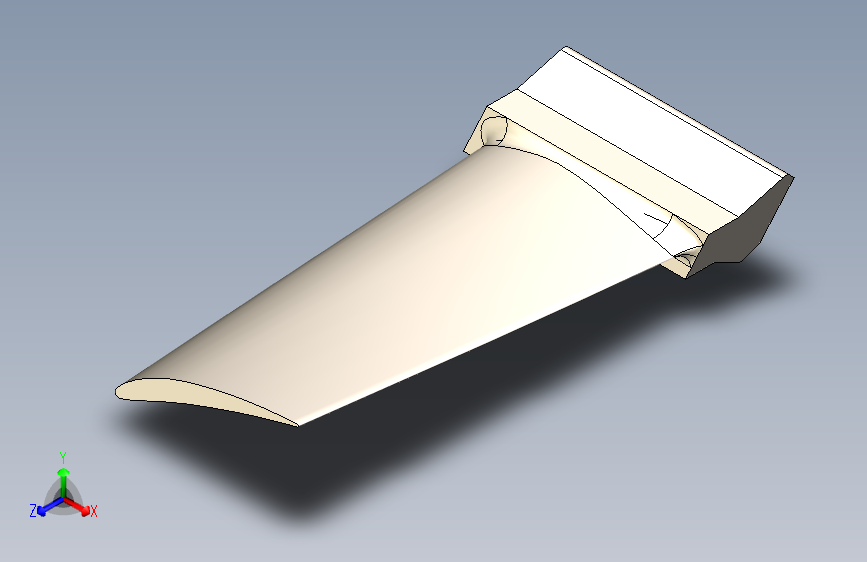 B0003006-第五级压气机转子叶片 – 翼型截面