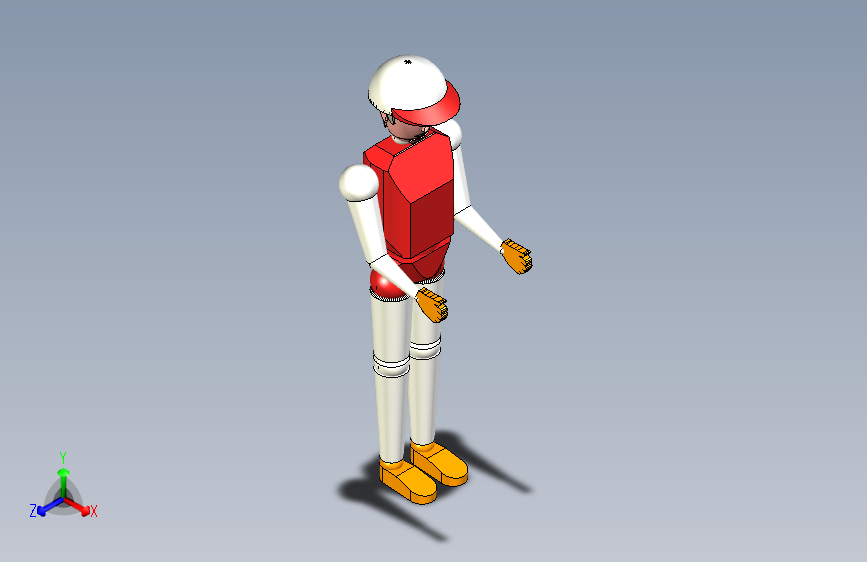 B0003051-操作人员人体模型