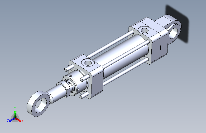B0003103-转向横拉杆液压缸（前后眼） 49.83x31.74x98 毫米