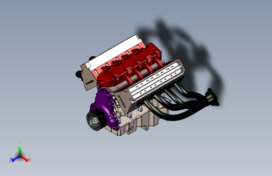 B0003127-V8 LS3 发动机