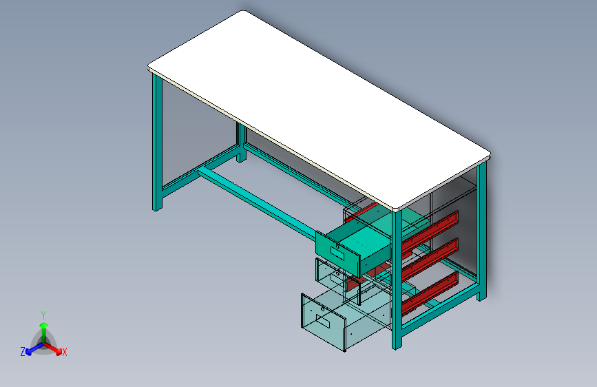 B0003275-带抽屉的桌子