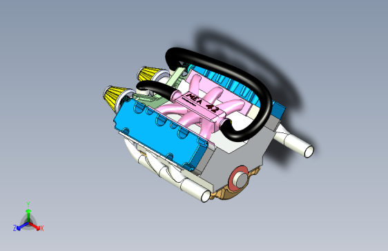 B0003292-V6汽车发动机全组件