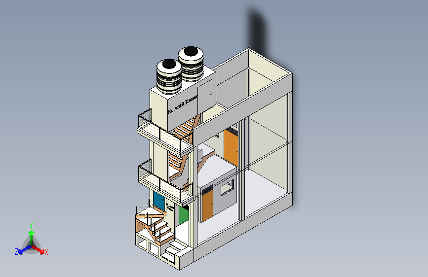 B0003296-住宅房屋3D模型