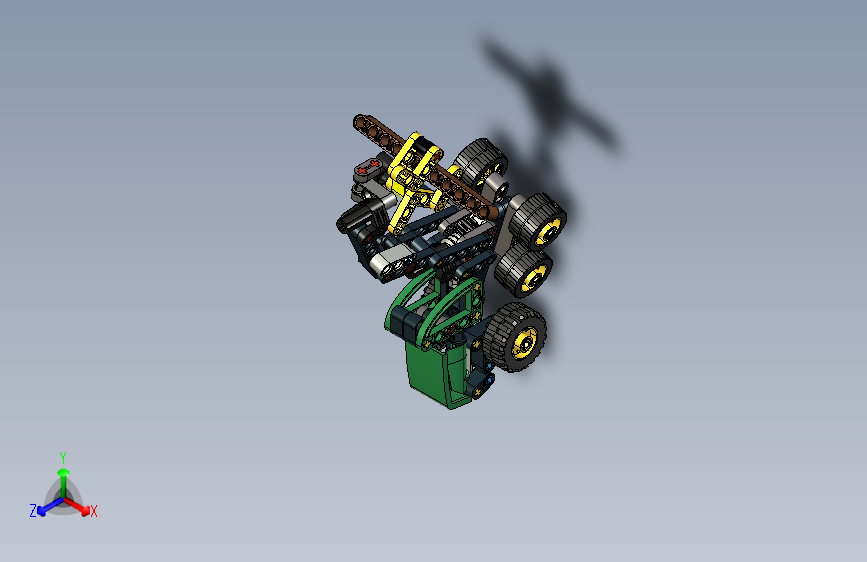 B0003303-42218 挖掘机 John DEERE 乐高积木