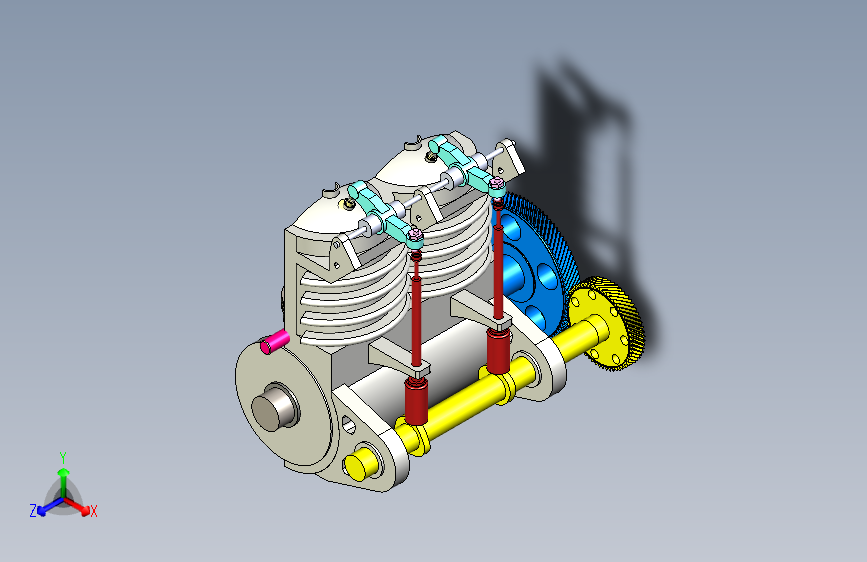B0003307-双缸发动机