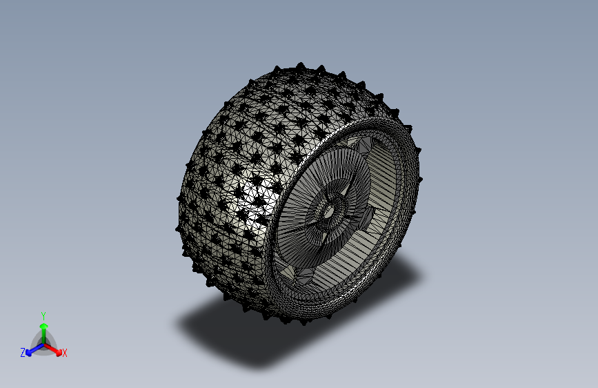 B0003398-狭窄的机器人轮子