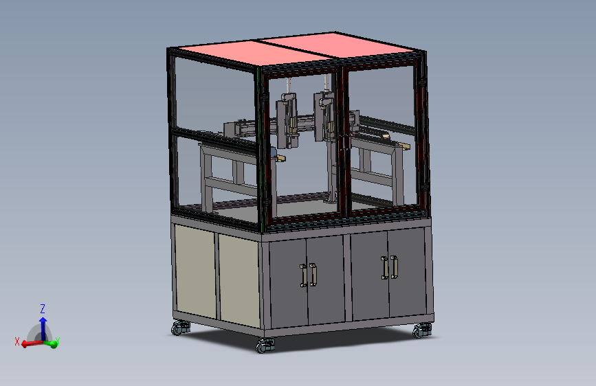 3轴双头自动锁螺丝机