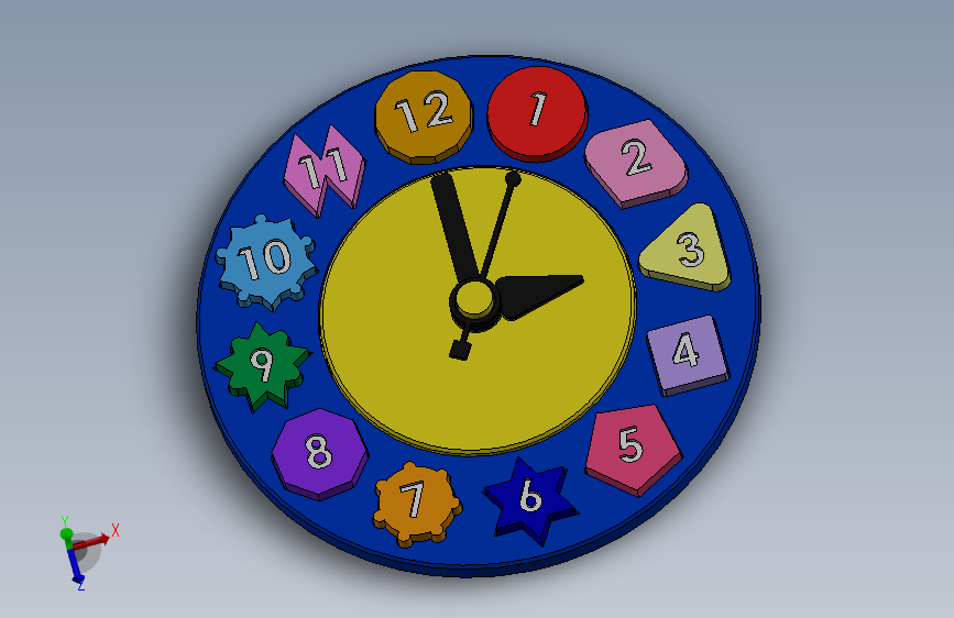 儿童教学时钟玩具