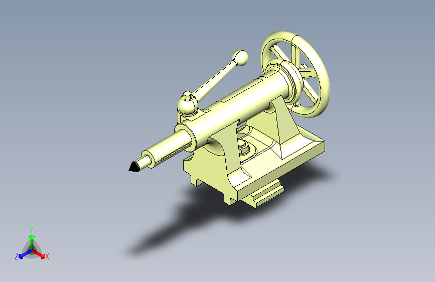 B2004873-车床尾座组件
