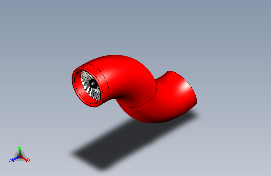 B2004876-不同的喷气式发动机进气道