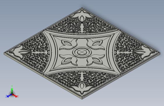 B2005001-锡天花板瓷砖