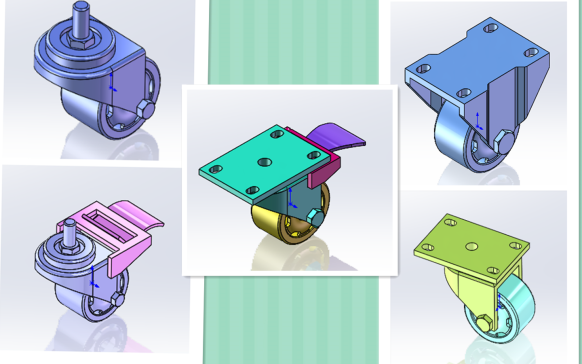 脚轮2.5寸全类型