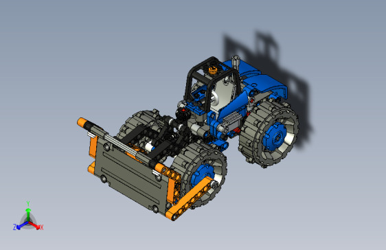 B2005020-乐高Technic - 推土机压实机 (42071)