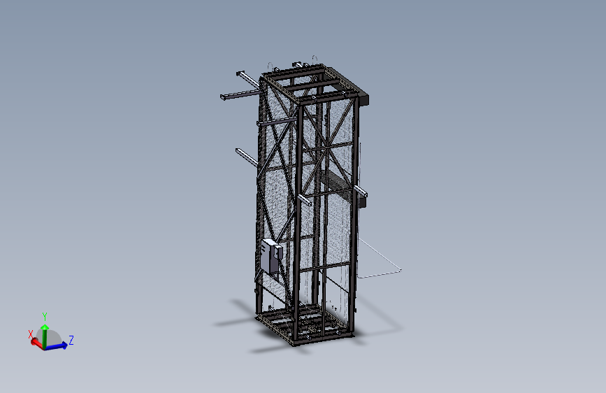 基于重载CNC加工上下料系统  sw21