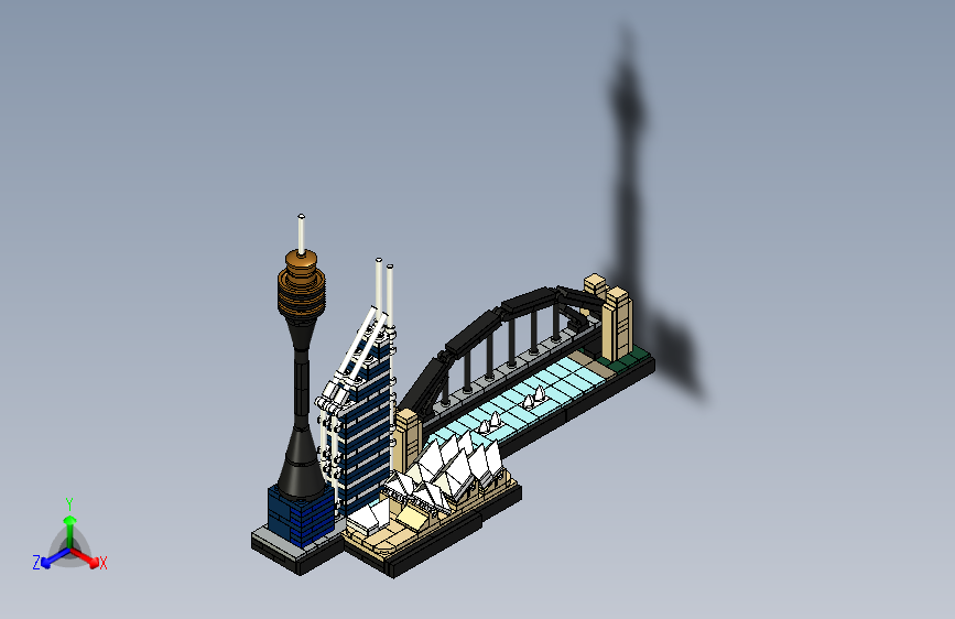 B2005046-乐高建筑 - 悉尼 (21032)