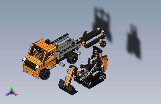 B2005048-乐高Technic - 公路维修队 (42060)