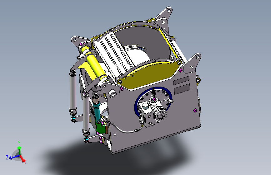 10吨液压绞车结构 SW24