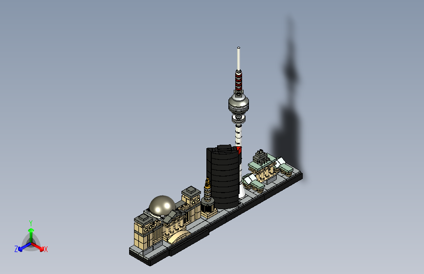 B2005074-乐高建筑 - 柏林 (21027)