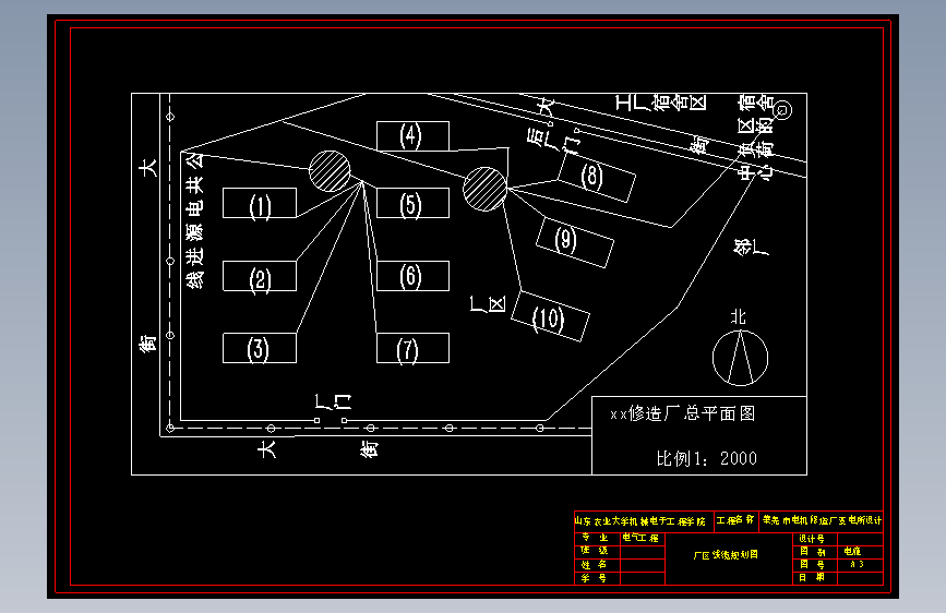 机械厂总降压变电所及高压配电系统设计