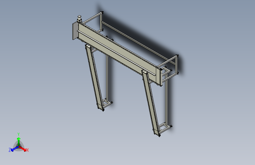 简单的平皮带输送机