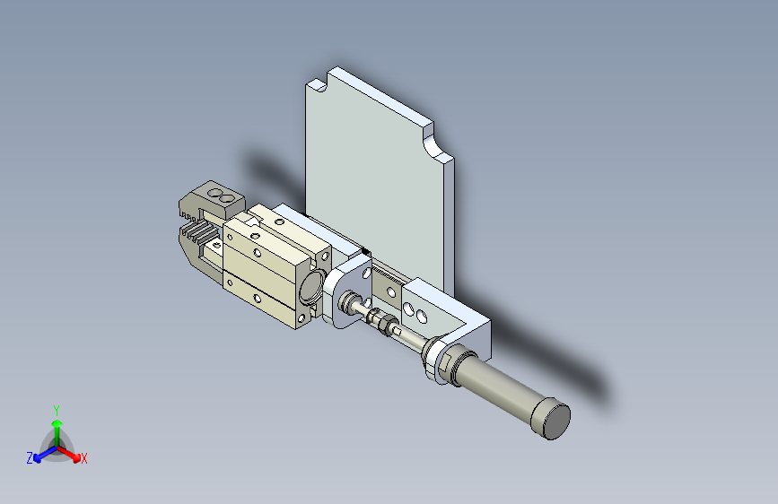 简单夹子缓冲机构