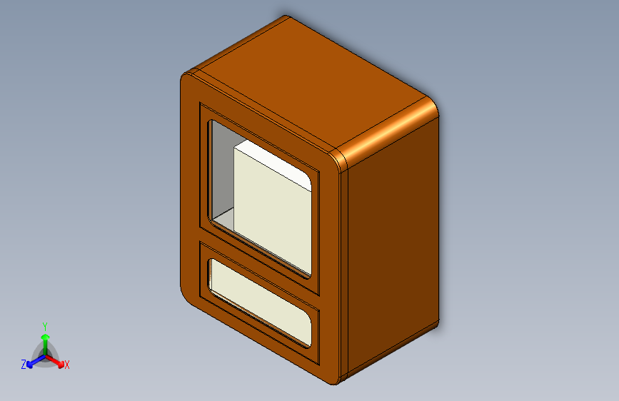 简易壁挂AED除颤器箱（不带屏）(1)