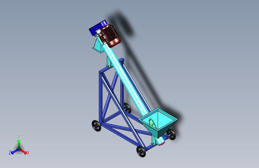 绞龙运料机 螺旋输送机
