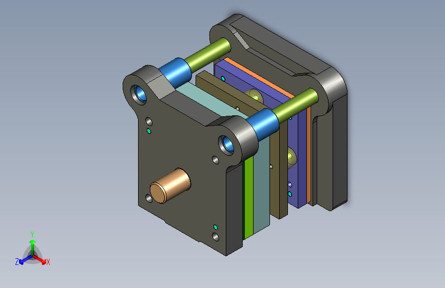 接电片复合模复合模设计