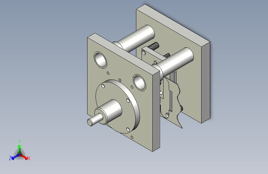 卡板冲孔落料复合模
