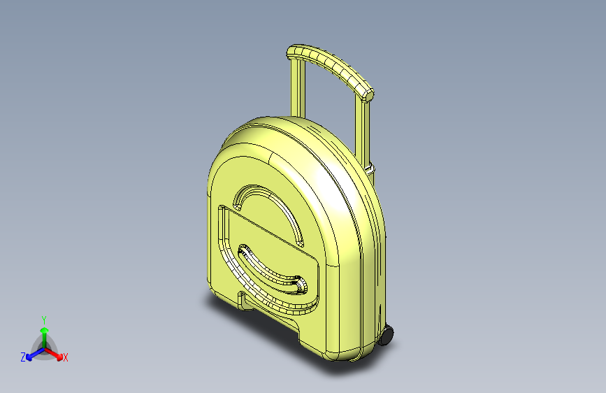 可爱儿童行李箱3D模型