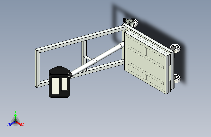 可移动电子称三维模型