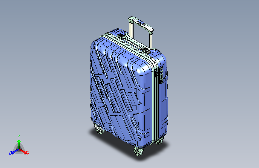 拉杆箱设计图纸