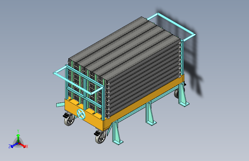 铝型材送料小车