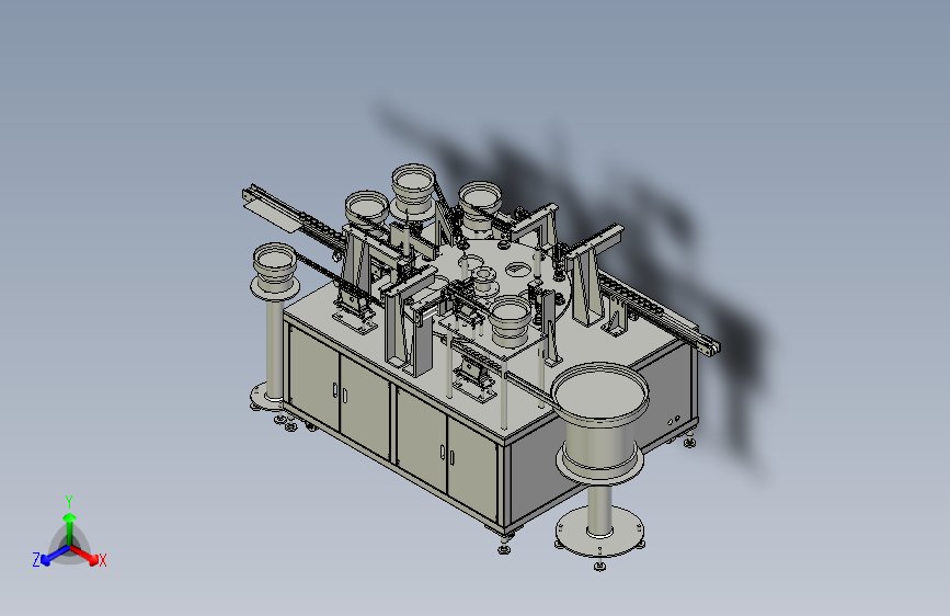 马达外壳多工位组装设备
