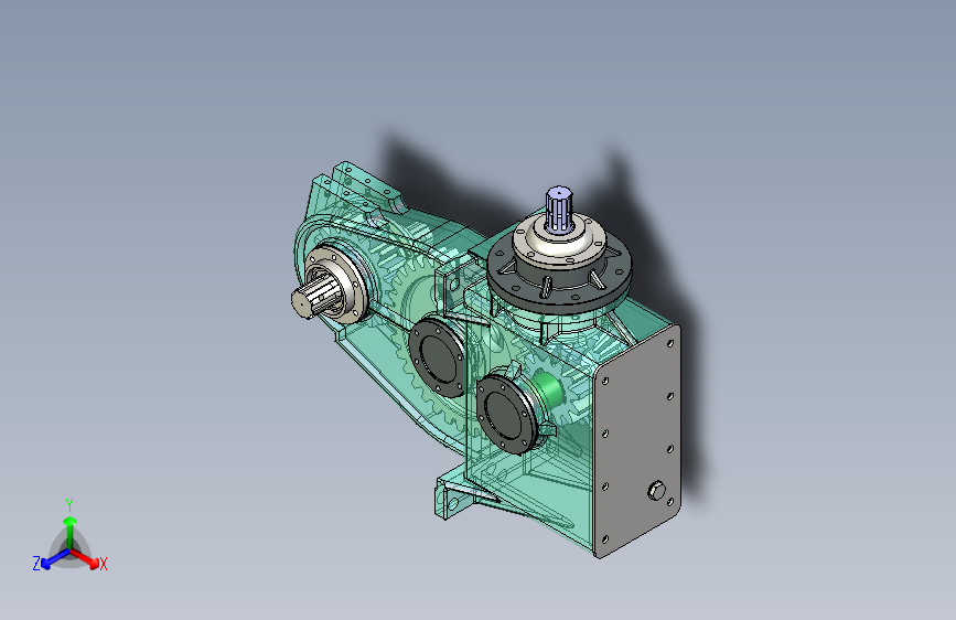 农机旋耕机齿轮箱