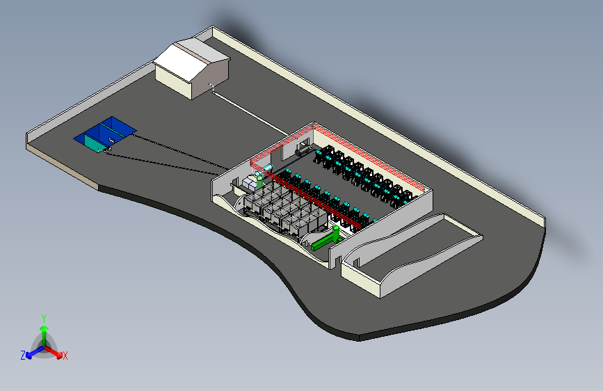 泡沫机厂房布置图
