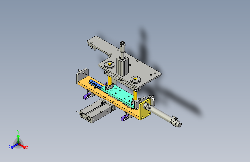 气缸XYZ移栽机构