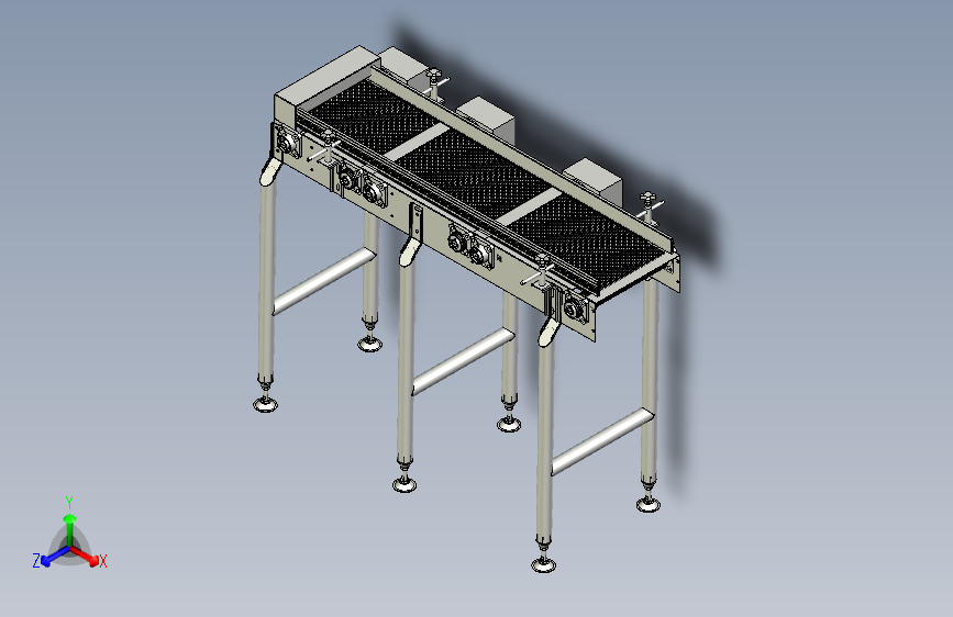 三段网带输送机