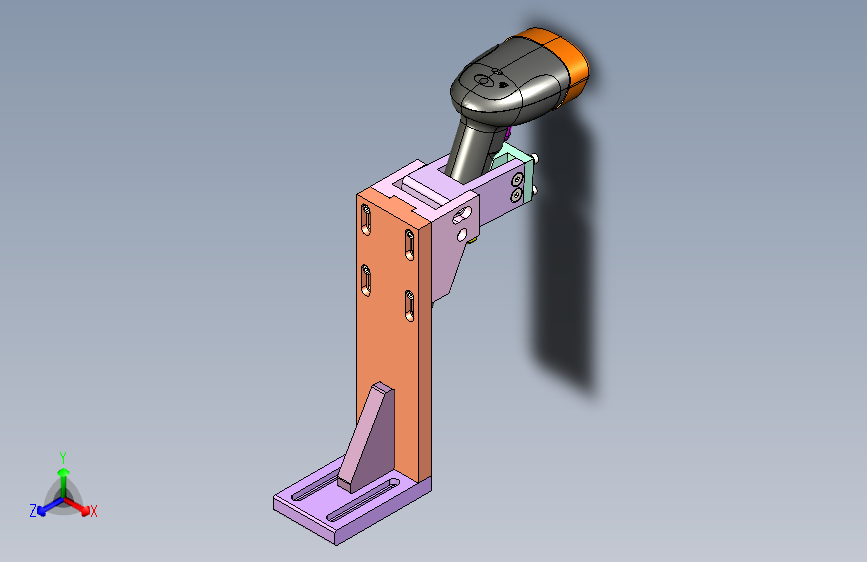 扫码枪固定工装