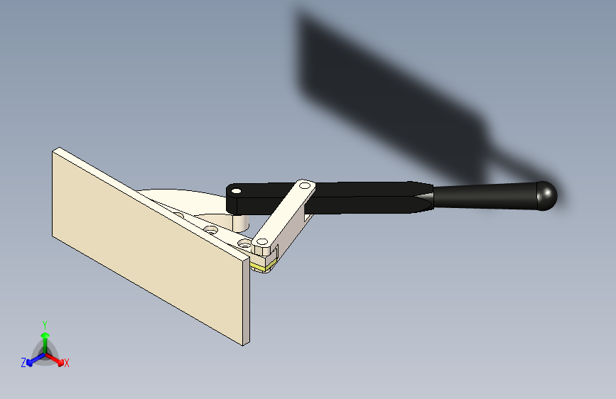 手动杠杆剪切机构