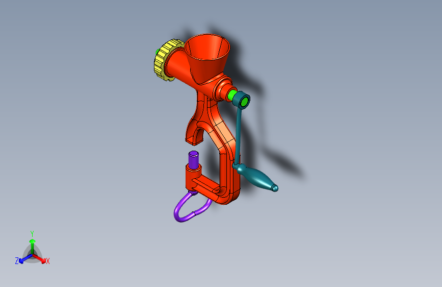 手摇式绞肉机磨粉机