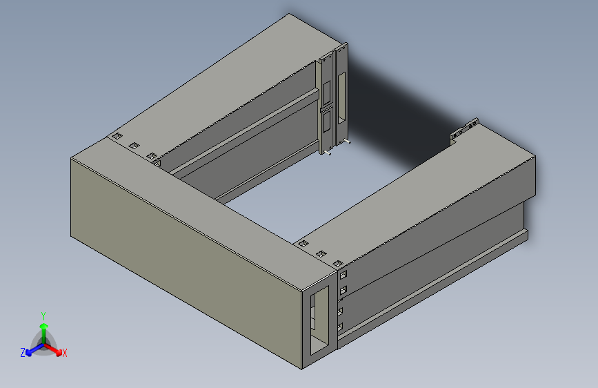 数控龙门铣立柱及横梁
