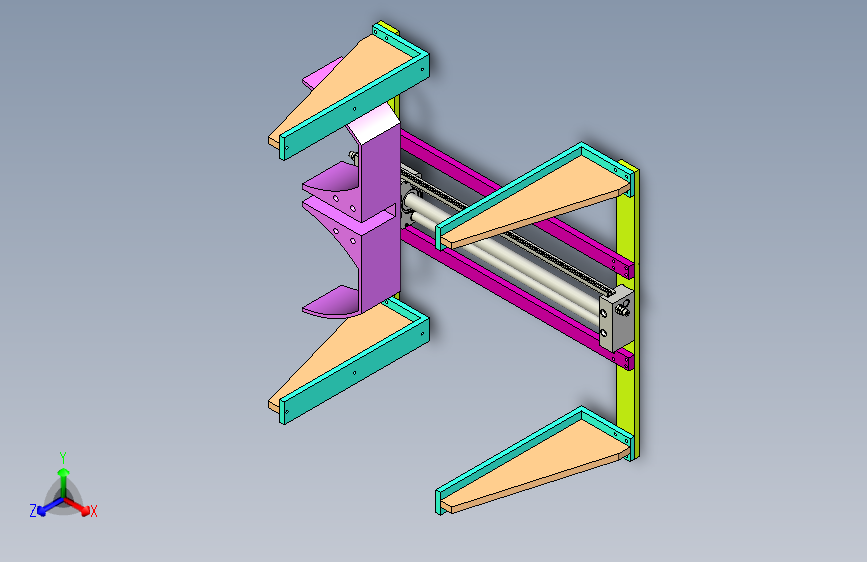 双工位推料机构