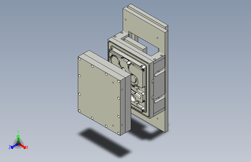 塑料包装盒成型模具