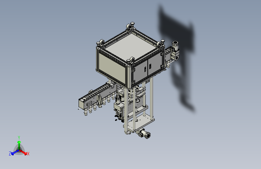 塑料瓶在线自动压装盖子设备