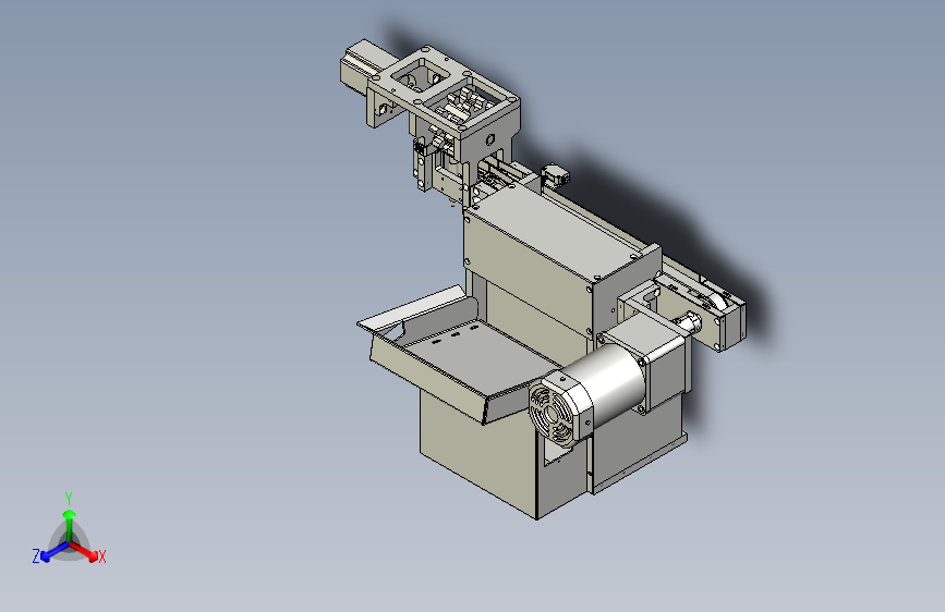 台阶上料机构-上料仓