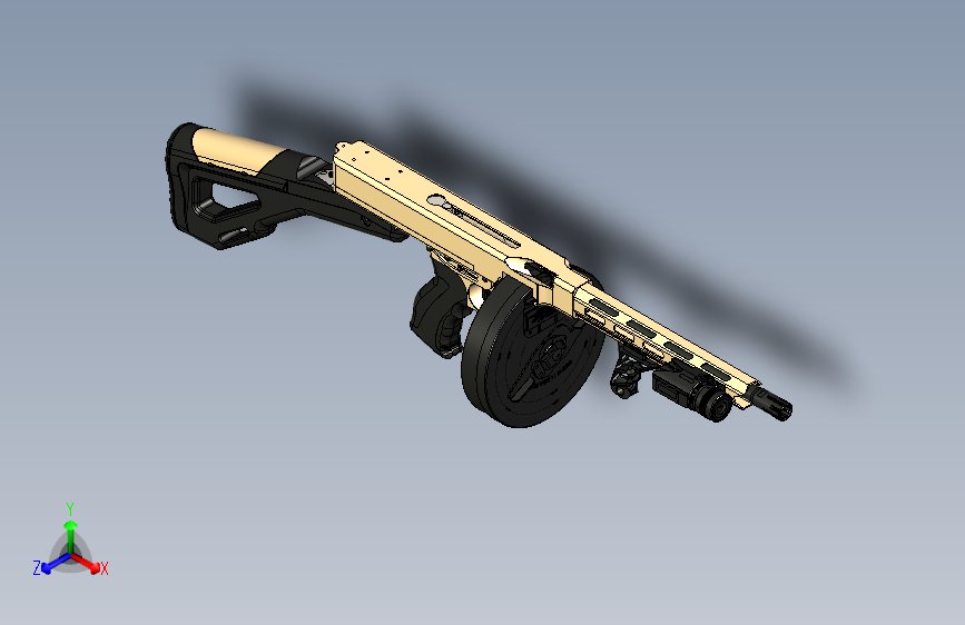 汤普森手枪模型