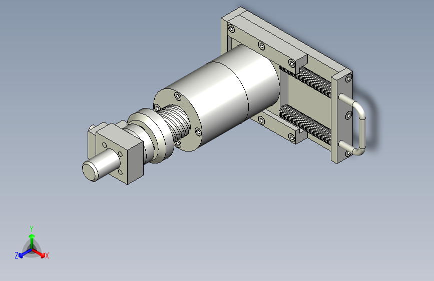 筒形件旋转切边模(镙母旋切式)