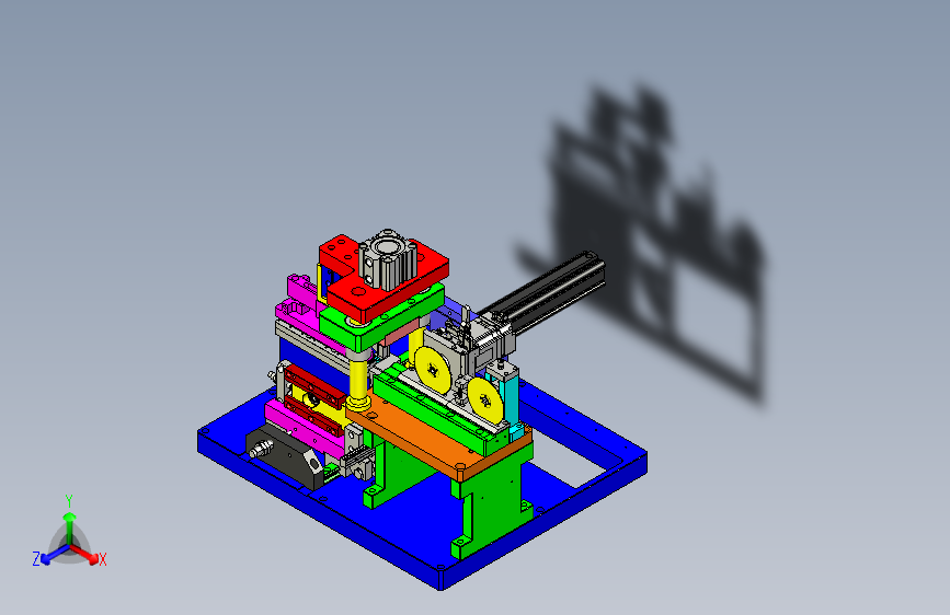 凸轮裁切机构三维设计