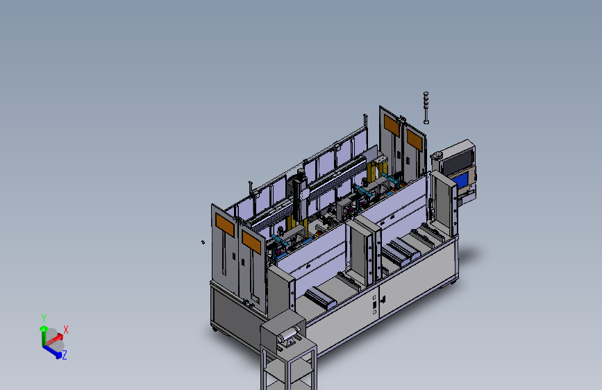 双工位刀片电芯激光蓝膜清洗Inventor24
